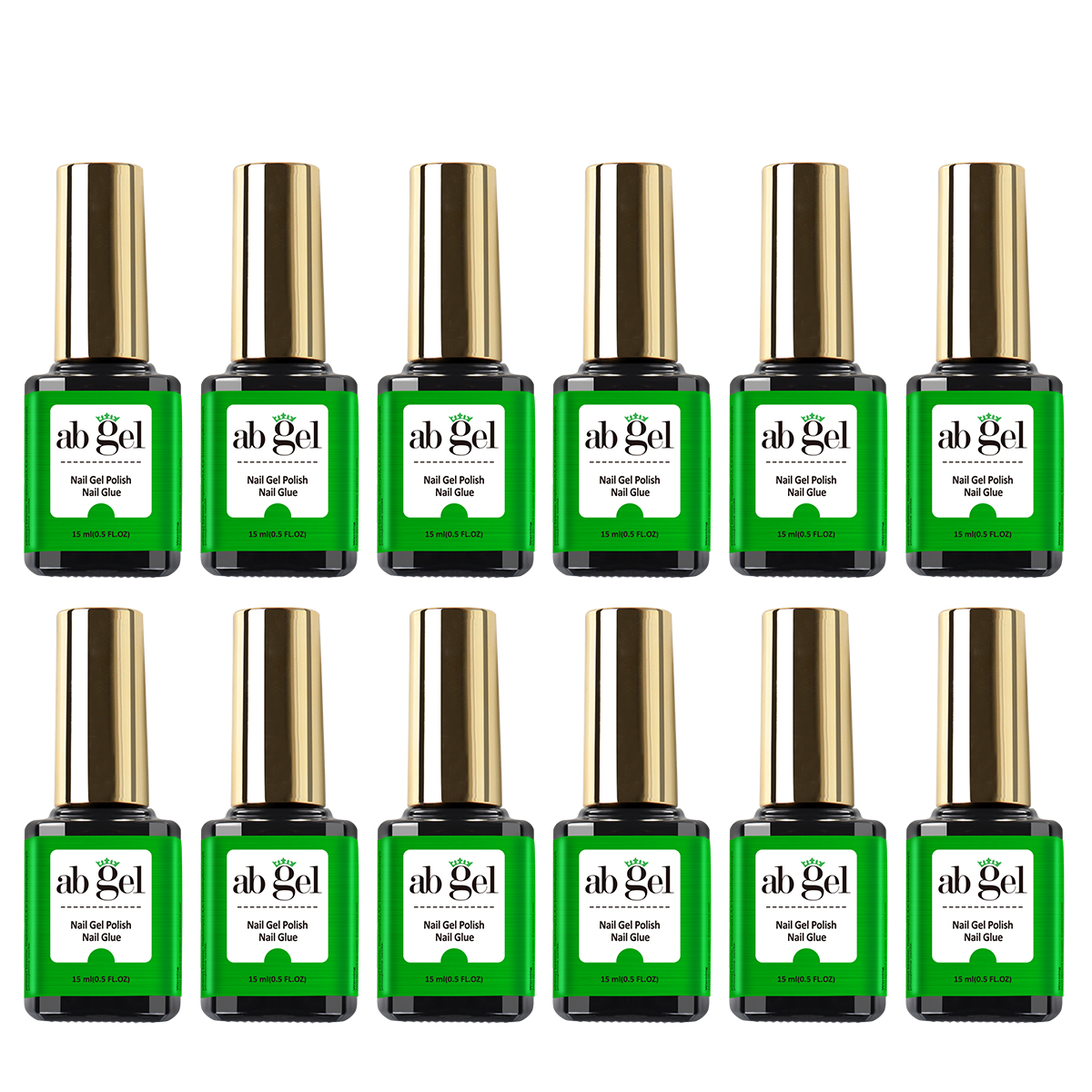 Abgel 15ml Nail Glue - 12pcs